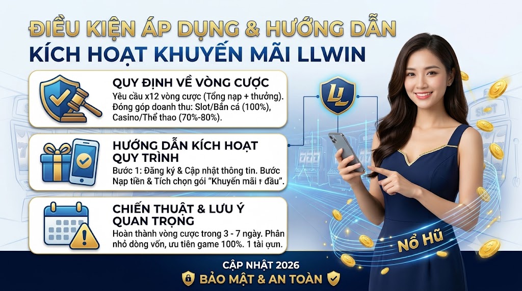 Điều Kiện Áp Dụng & Hướng Dẫn Kích Hoạt Khuyến Mãi LLWIN