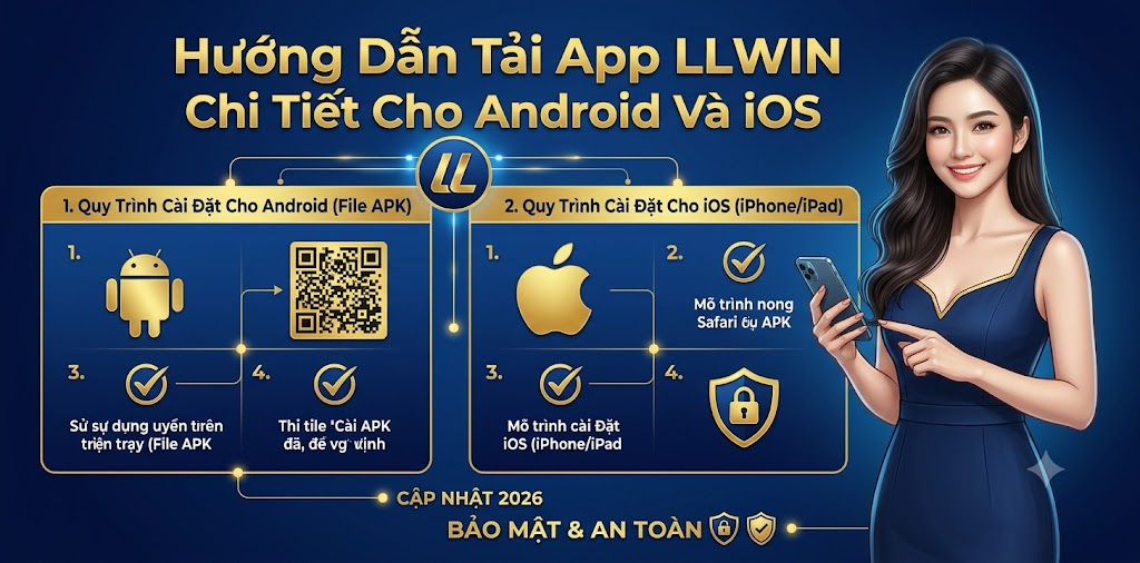Tải App LLWIN – Hướng Dẫn Cài Đặt Ứng Dụng Cá Cược Online Mọi Lúc Mọi Nơi Hướng Dẫn Tải App LLWIN Chi Tiết Cho Android Và iOS
